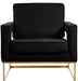 Noah Velvet Upholstered Accent Chair