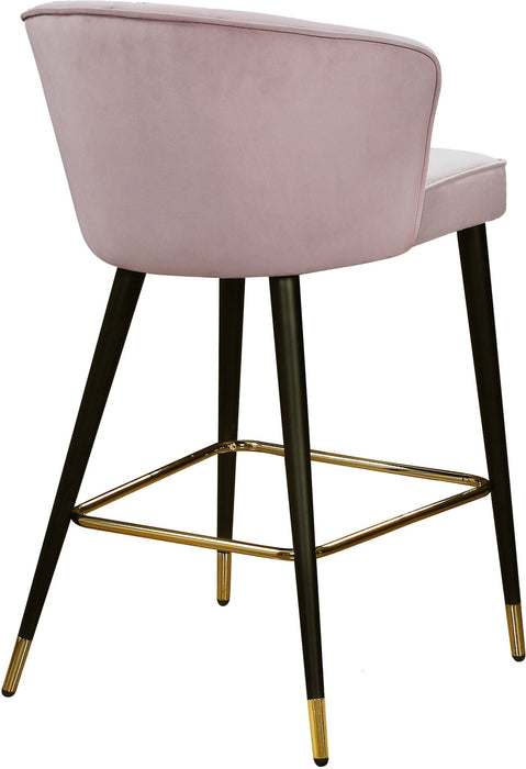 Cassie Velvet Upholstered Counter Stool