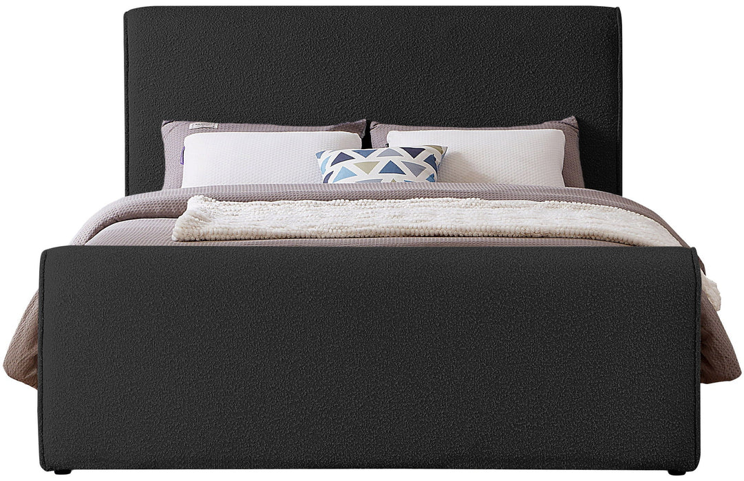 Stylus Boucle Fabric Upholstered Bed