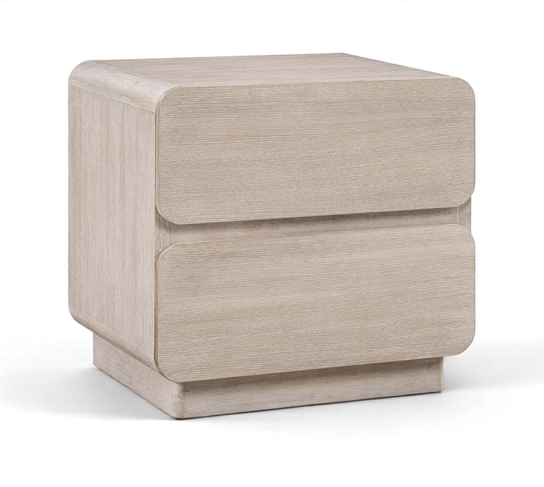 Adagio 28" Solid Wood And Oak Veneer Nightstand