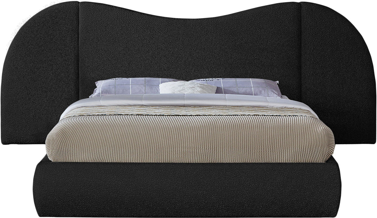 Everest Boucle Fabric Upholstered Bed