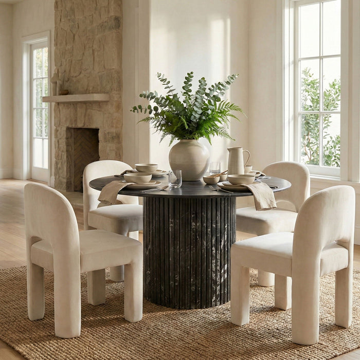 Celine Velvet Performance Fabric Upholstered Dining Chair