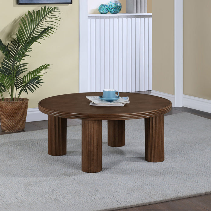 Hayden Solid Wood And Oak Veneer Coffee Table
