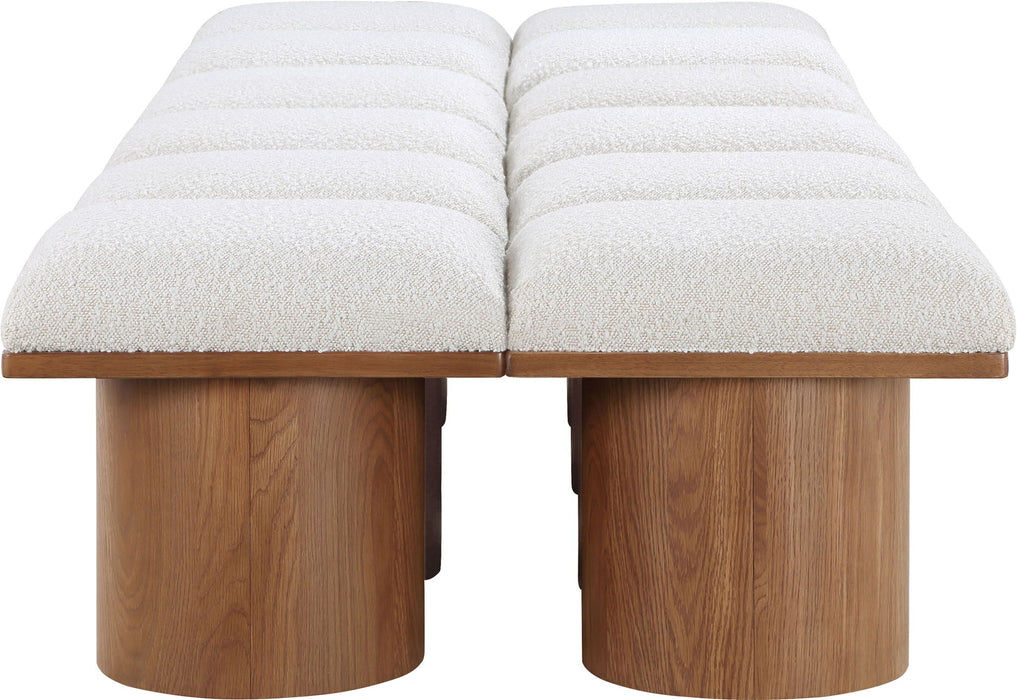 Pavilion Boucle Fabric Upholstered 12pc. Modular Bench