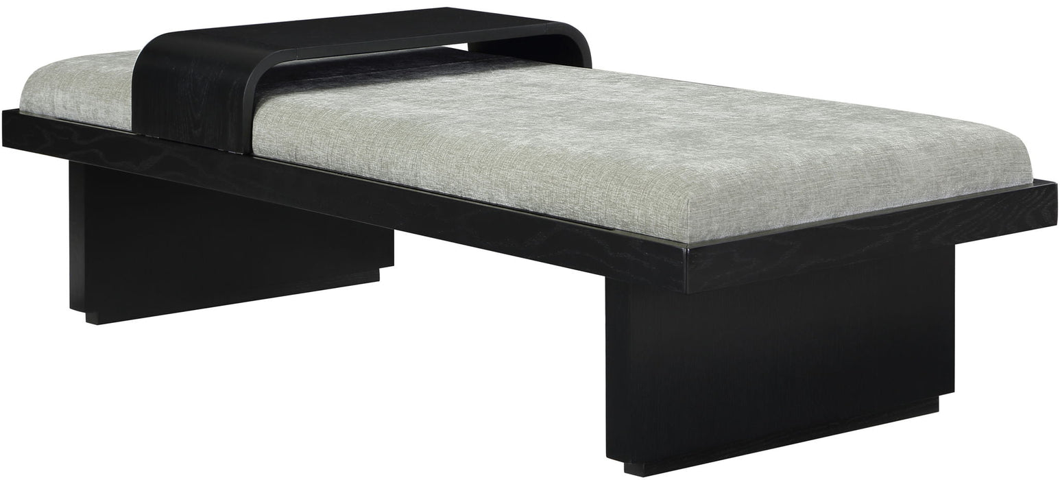 Arlington Chenille Fabric Upholstered Bench