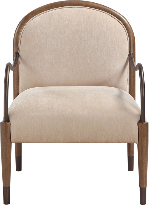 Silla tapizada de tela Cambria