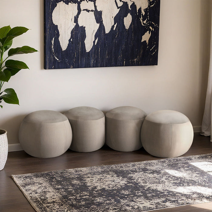 Apollo Velvet Upholstered Bench