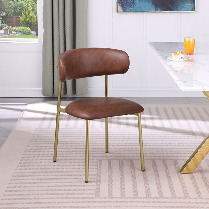 Lupita Vegan Leather Upholstered Dining Chair
