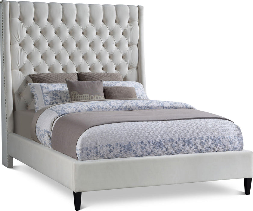 Fritz Velvet Upholstered Bed