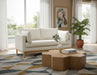 Langham 66" Linen Textured Fabric Upholstered Loveseat
