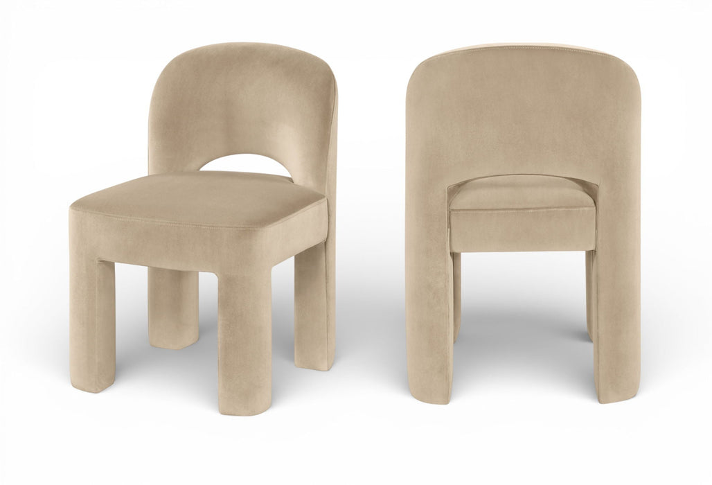 Celine Velvet Performance Fabric Upholstered Dining Chair