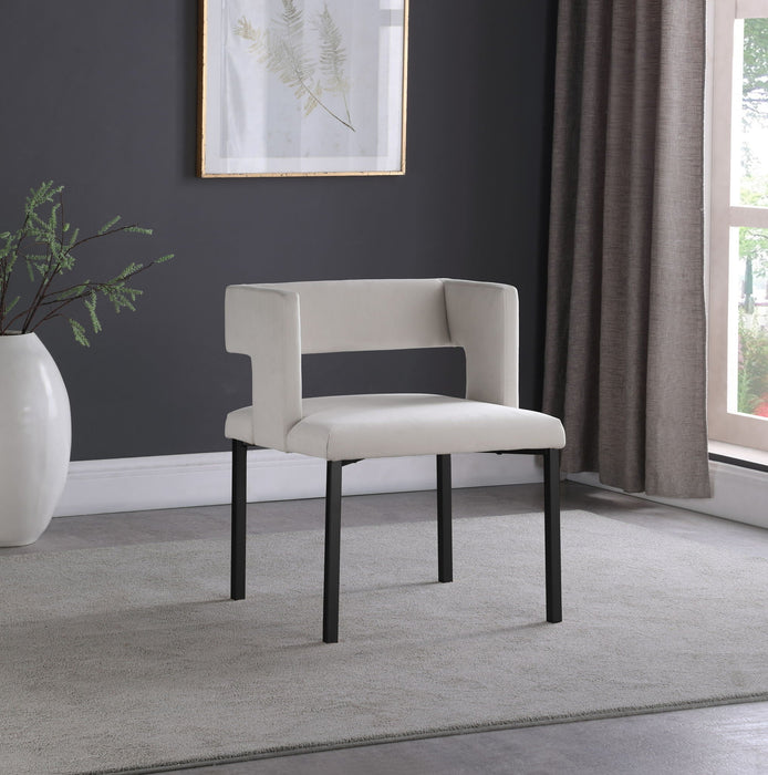 Caleb Velvet Upholstered Dining Chair