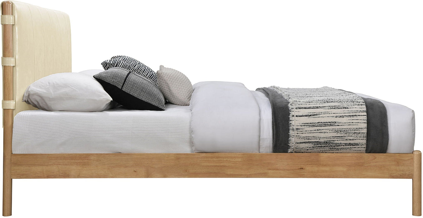 Asher Vegan Leather Upholstered Bed