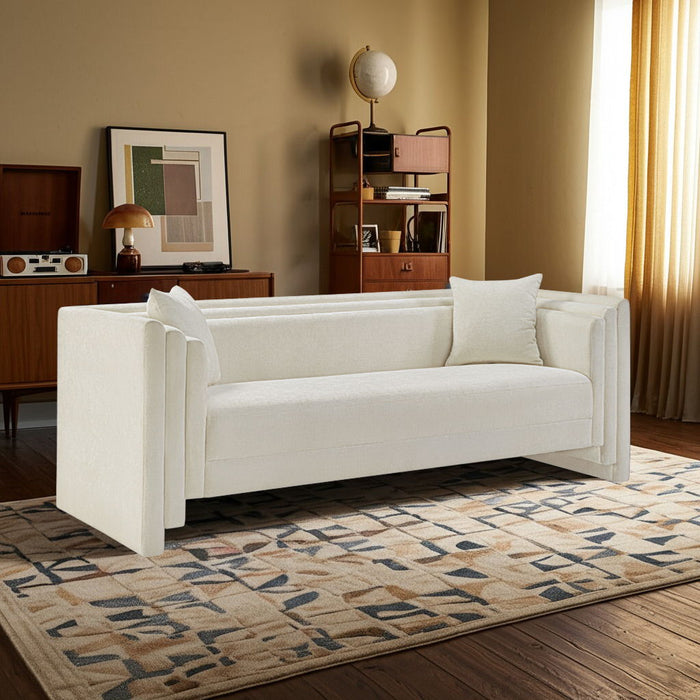 Everett 88.5" Chenille Fabric Upholstered Sofa