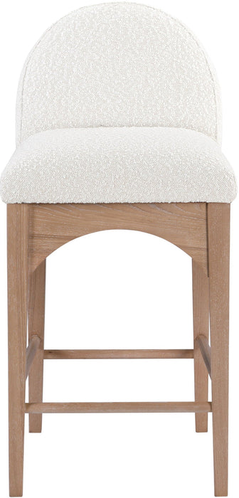 Waldorf Boucle Fabric Upholstered Counter Stool