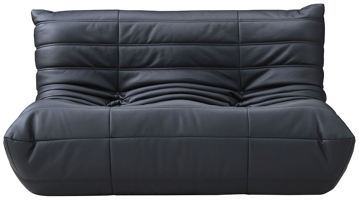Relax 54.75" Vegan Leather Upholstered Loveseat