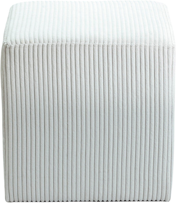 Roy Microsuede Fabric Upholstered Stool