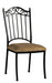 Transitional Style Wrought Iron Side Chair - 4 per box 0710-SC