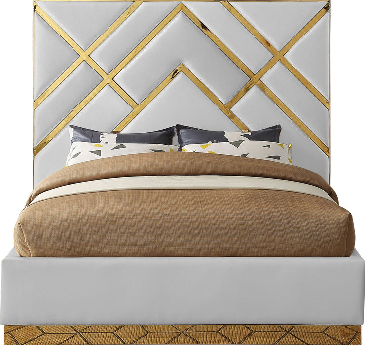Vector Velvet Upholstered Bed