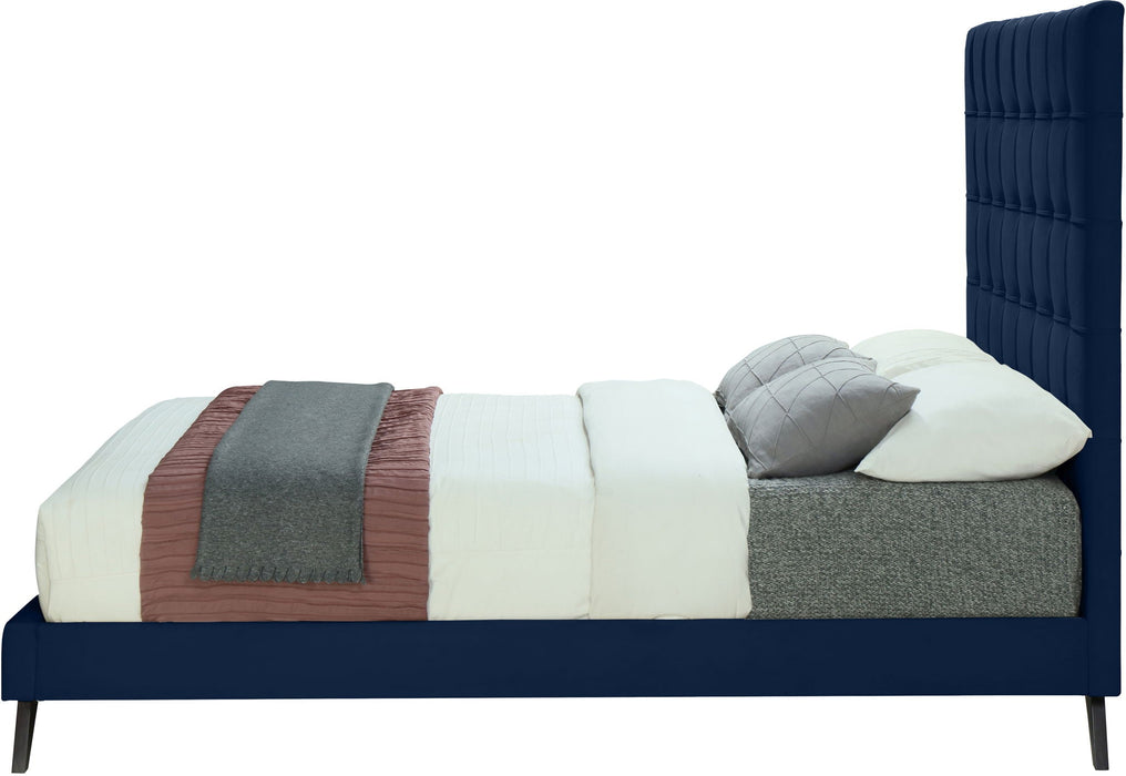 Cama tapizada de terciopelo Elly