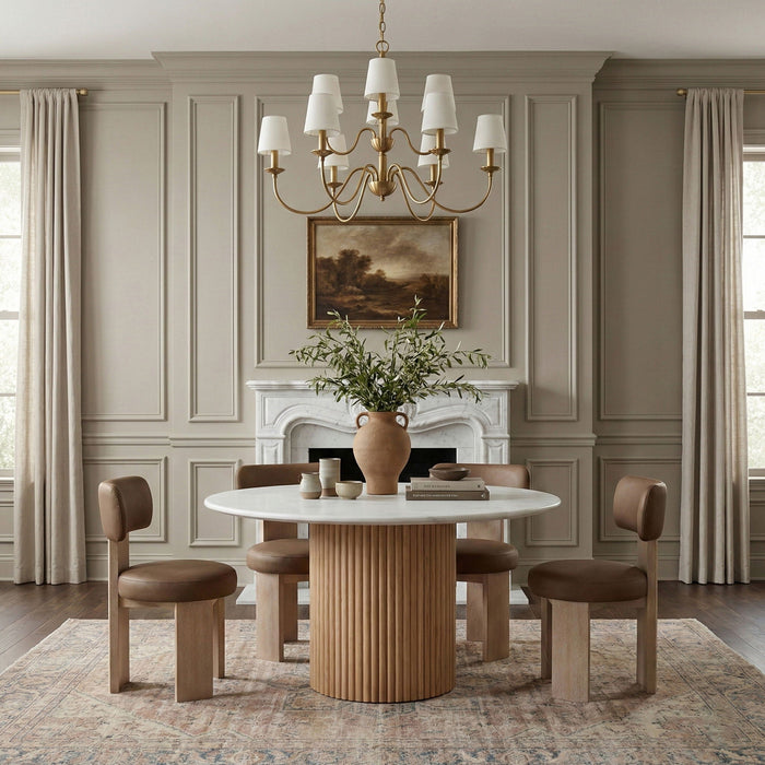 Atelier Vegan Leather Upholstered Dining Chair