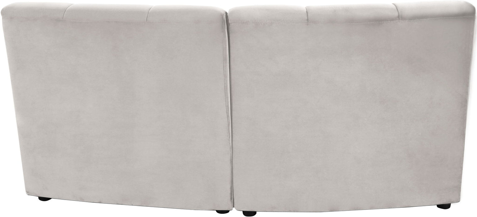 Limitless 65" Velvet Upholstered 2pc. Modular Sectional