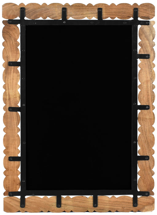 Aubrey 26" W X 36" H Acacia Wood Frame Mirror