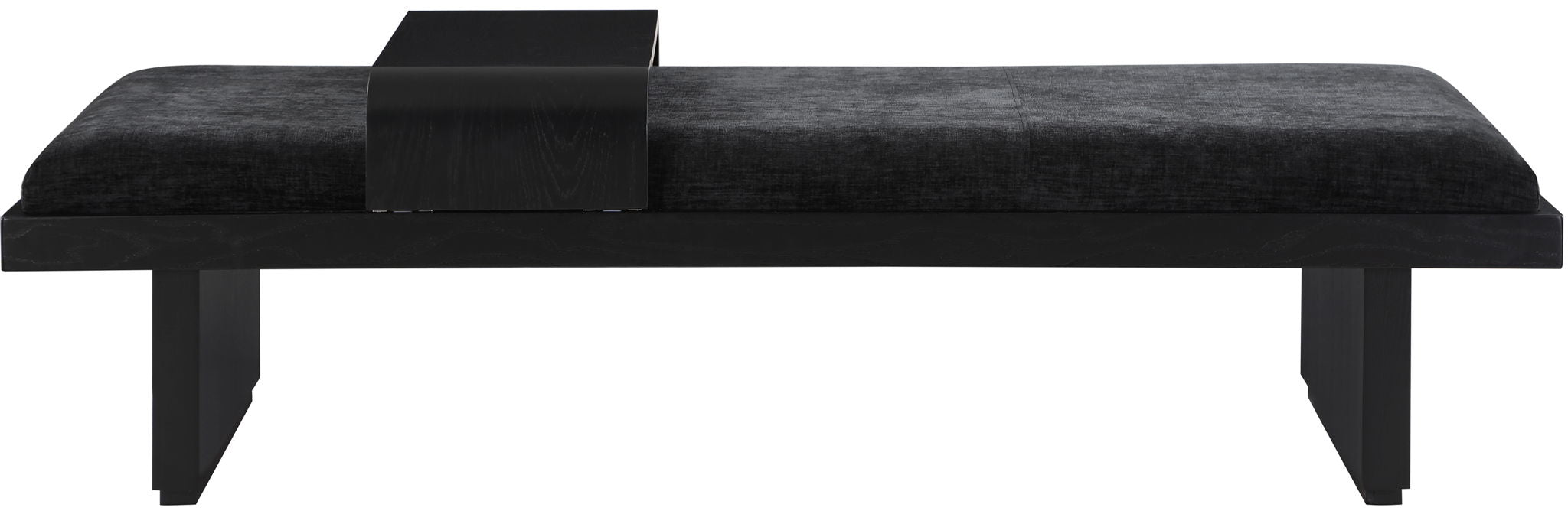 Arlington Chenille Fabric Upholstered Bench