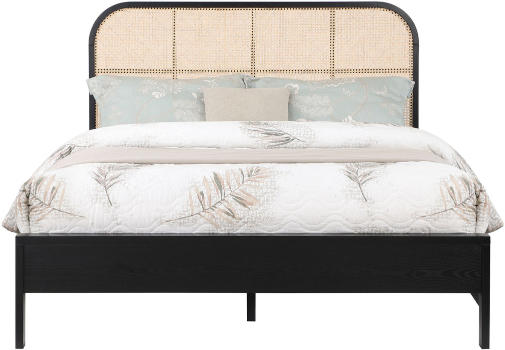 Siena Ash Wood And Natural Cane Bed
