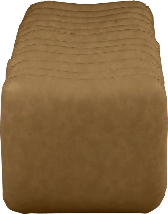 Atticus Vegan Leather Upholstered Bench