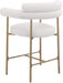 Blake Boucle Fabric Upholstered Counter Stool