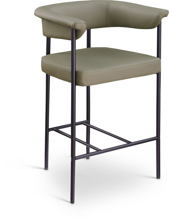 Malin Vegan Leather Upholstered Counter Stool