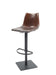 Brown Vintage-Style Pneumatic Height Adjustable Swivel Stool 0875-AS-BRW