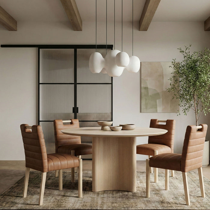 Aimee Vegan Leather Upholstered Dining Side Chair