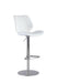 Modern Pneumatic-Adjustable Stool w/ Diamond Stitching 0892-AS-WHT