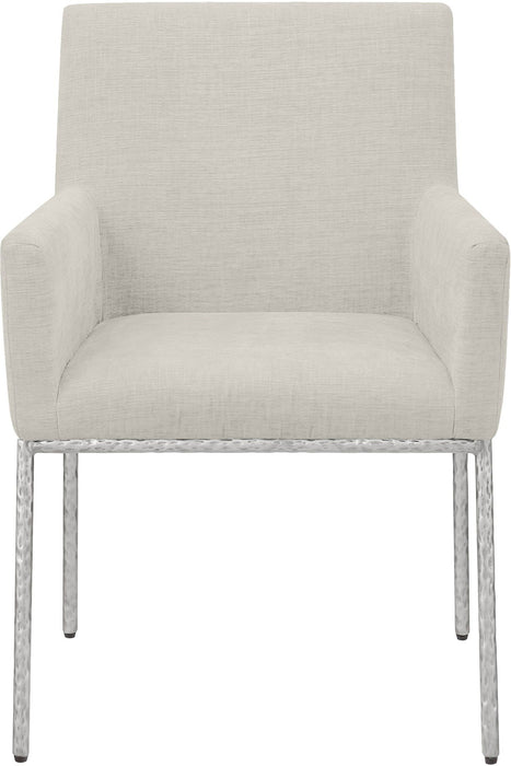 Reeves Chenille Fabric Upholstered Dining Chair