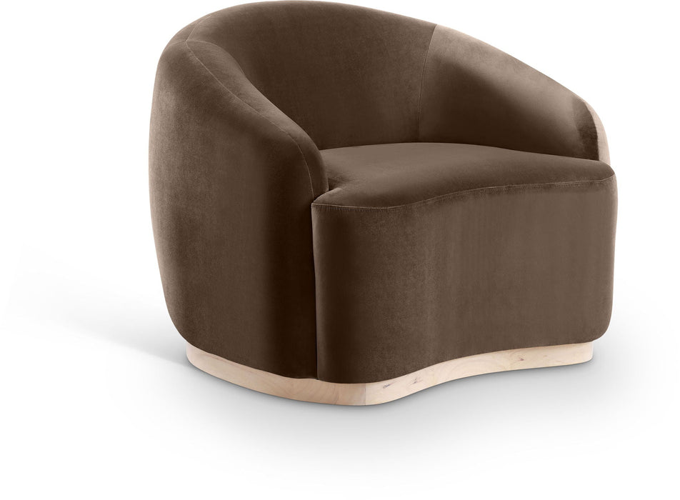 Gustavo Velvet Upholstered Accent Chair