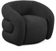 Roxbury Boucle Fabric Upholstered Swivel Accent Chair