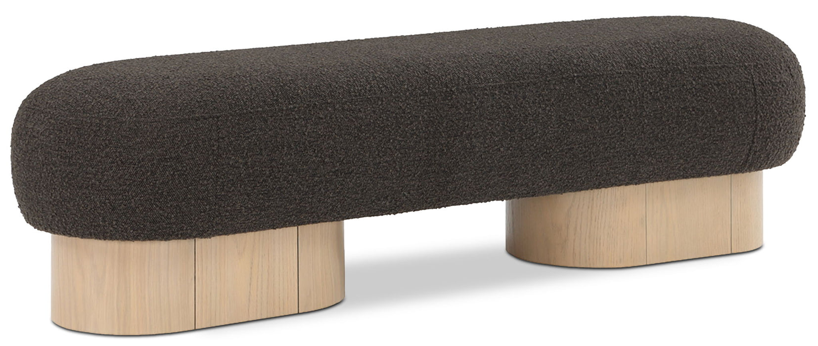 Robertson Boucle Fabric Upholstered Bench