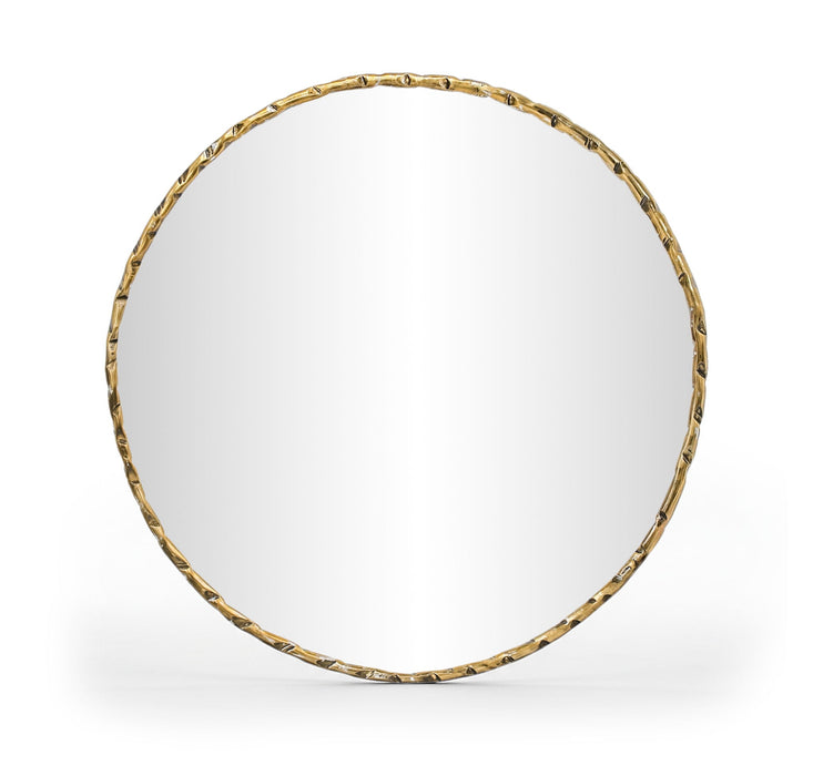 Hammer 36" W X 36" H Iron Frame Mirror