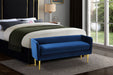 Audrey Velvet Upholstered Bench