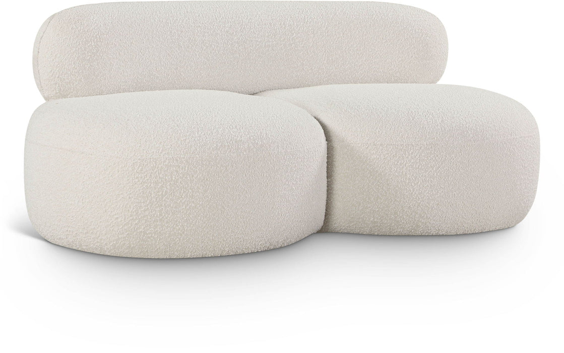 Venti 65" Boucle Fabric Upholstered Loveseat