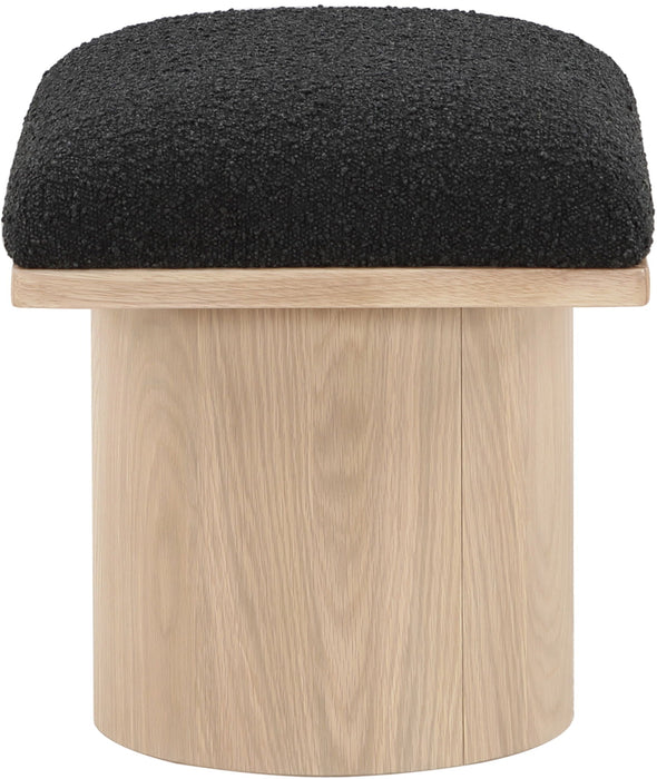 Pavilion Boucle Fabric Upholstered Stool