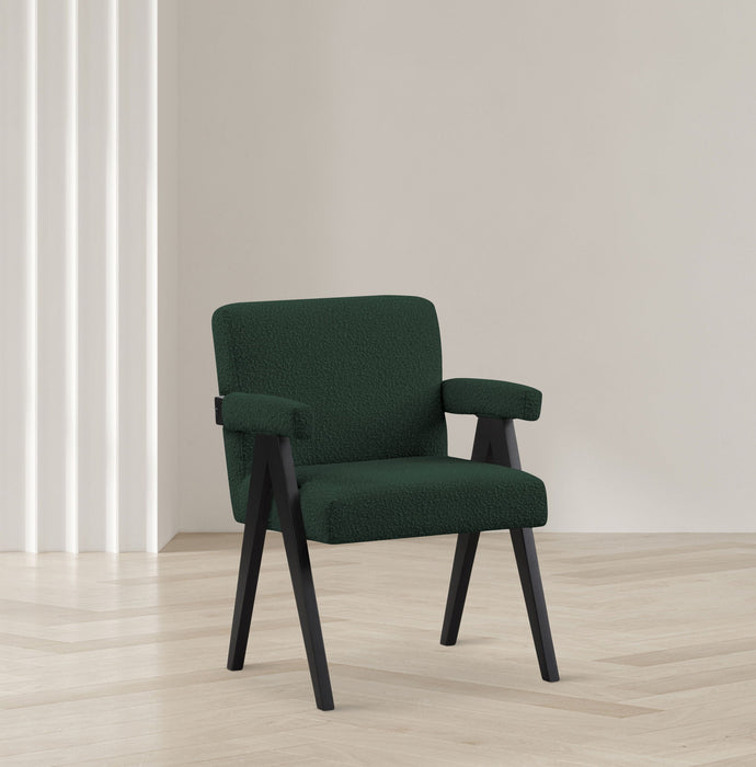 Woodloch Boucle Fabric Upholstered Accent Chair