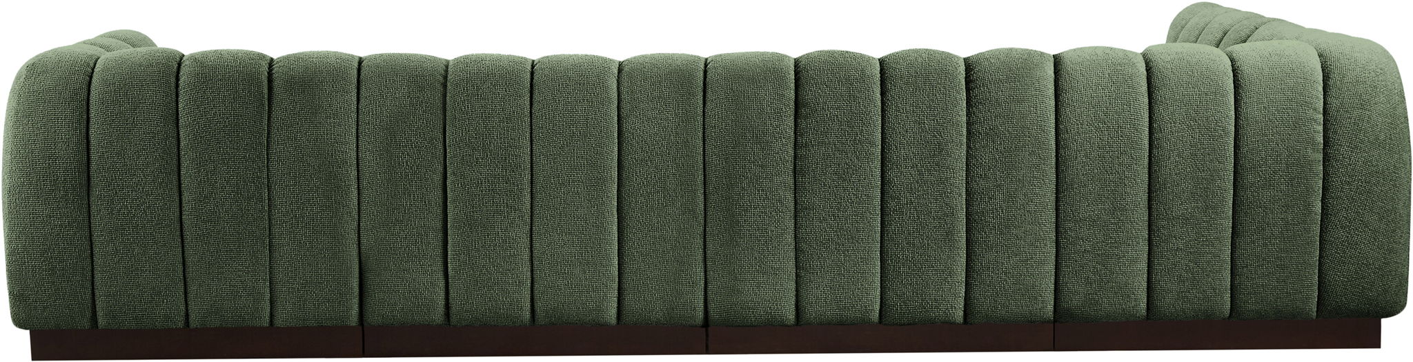 Quinn 133" Chenille Fabric Upholstered 5pc. Modular Sectional