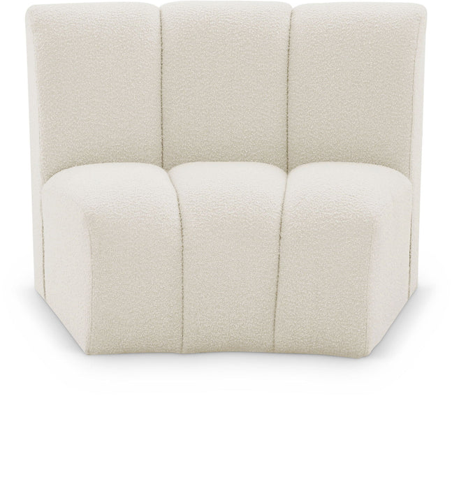 Infinity Boucle Fabric Upholstered Modular Chair