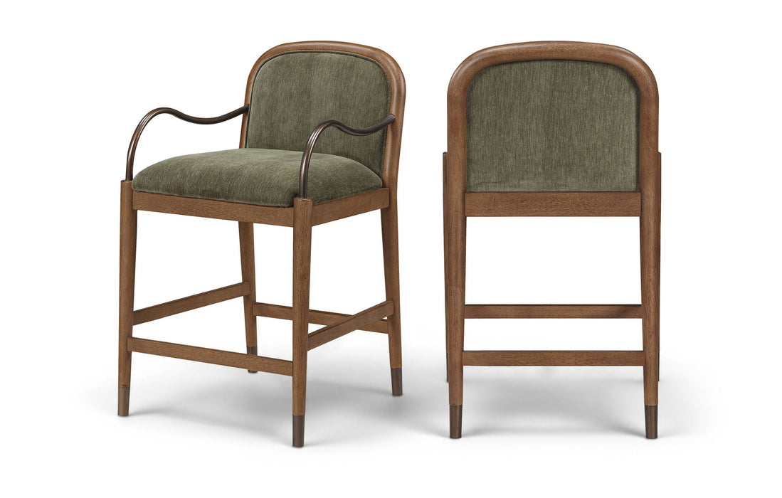 Cambria Fabric Upholstered Counter Stool