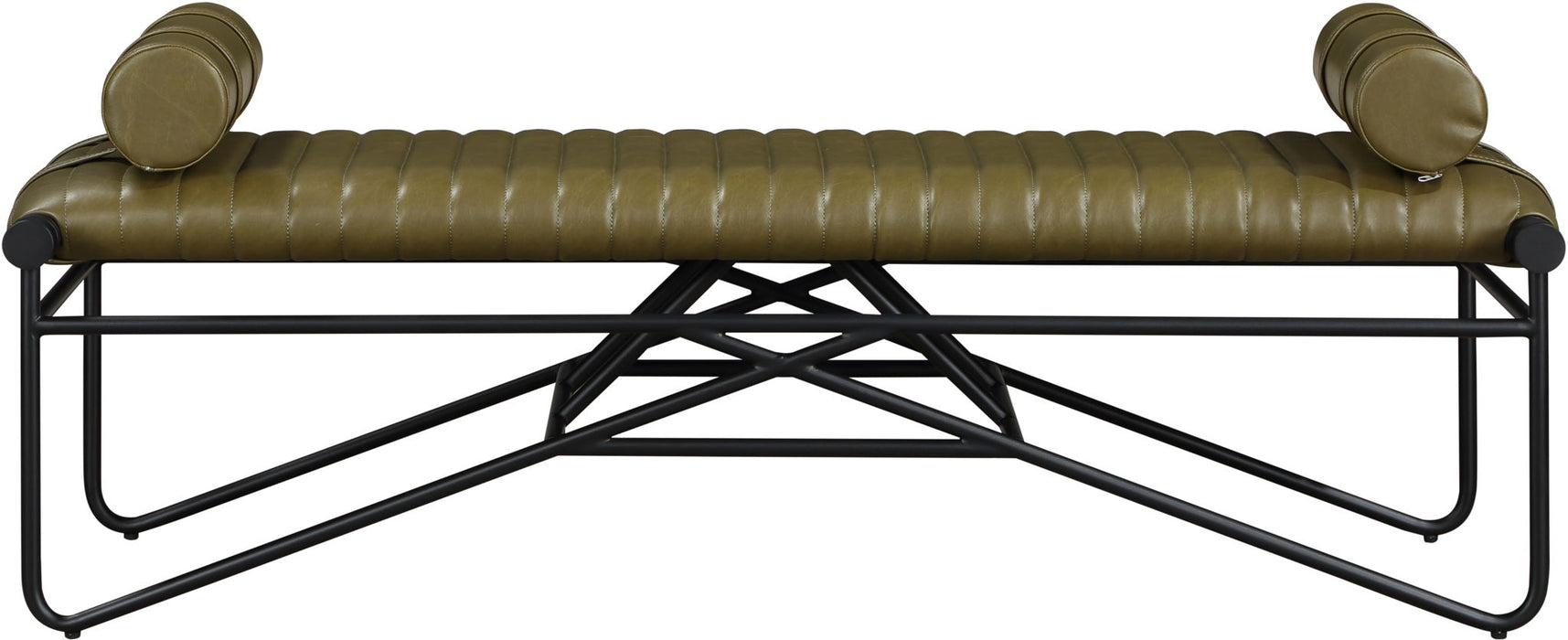Gatsby Vegan Leather Upholstered Bench