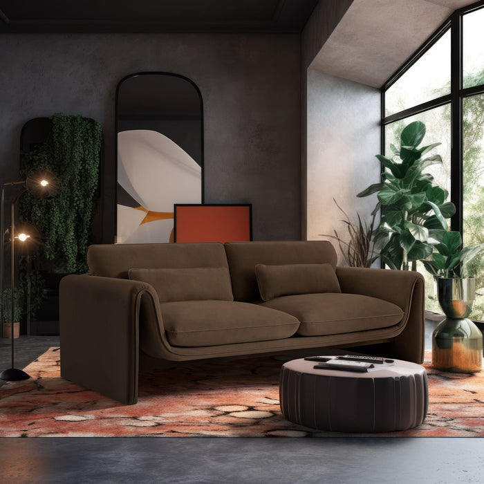 Sloan 86" Velvet Upholstered Sofa