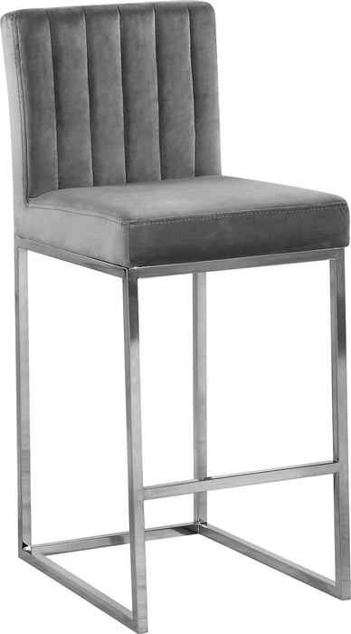 Giselle Velvet Upholstered Counter Stool
